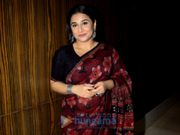 Vidya Balan and Bhumi Pednekar snapped on sets of Rajeev Masand’s show