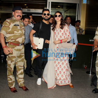 Virat Kohli and Anushka Sharma snapped at the airport