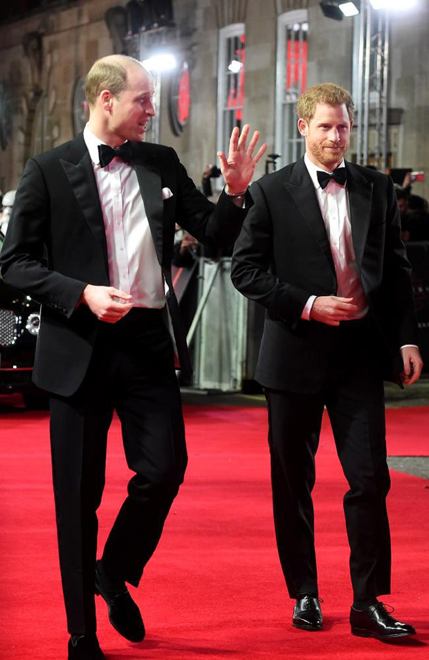 WOAH! Prince William and Prince Harry have a blast at the Star Wars premiere in London (2)