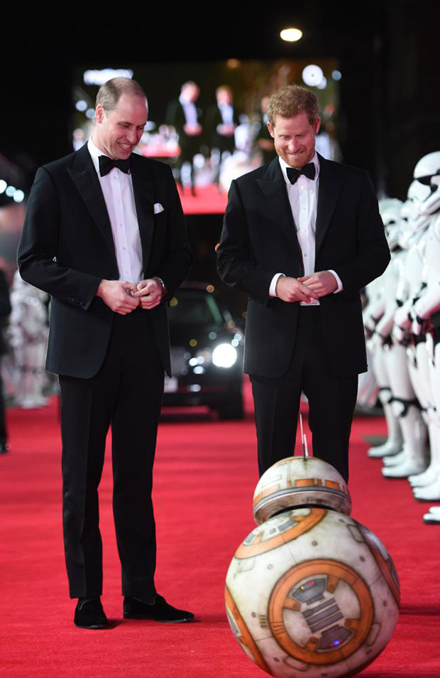 WOAH! Prince William and Prince Harry have a blast at the Star Wars premiere in London
