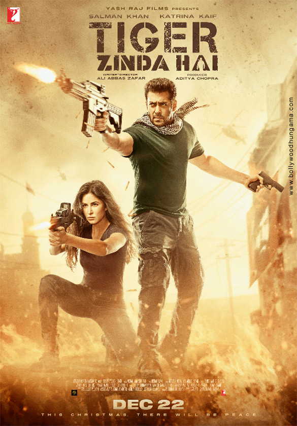 WOW! Salman Khan and Katrina Kaif hunt to kill in the third poster of Tiger Zinda Hai