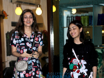 Yami Gautam snapped with sister at Bblunt