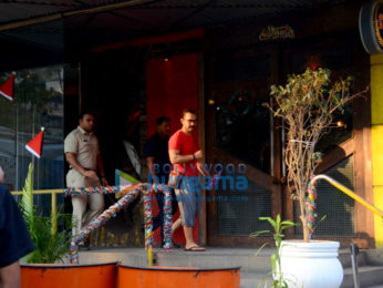 Aamir Khan spotted after a salon session in Bandra