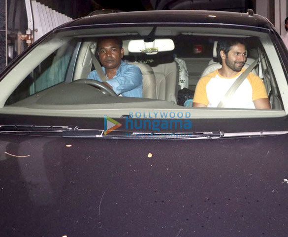 Varun Dhawan and Aayush Sharma spotted at gym Varun Dhawan and Aayush Sharma spotted at gym