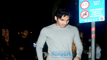 Ahan Shetty snapped with friends at BKC