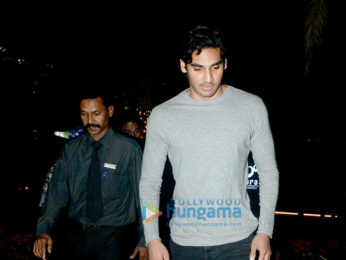 Ahan Shetty snapped with friends at BKC