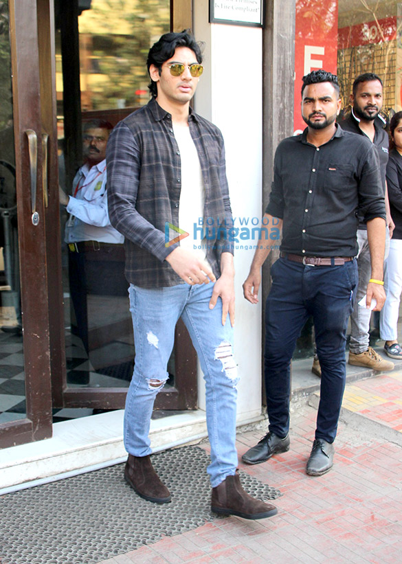 Ahan Shetty spotted at Bastian in Bandra
