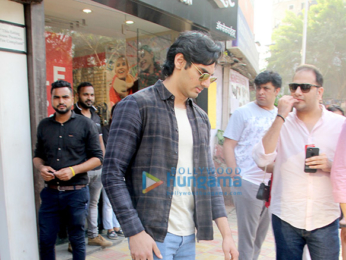 Ahan Shetty spotted at Baistan