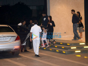 Aishwarya Rai Bachchan, Abhishek Bachchan out with Aradhya for dinner