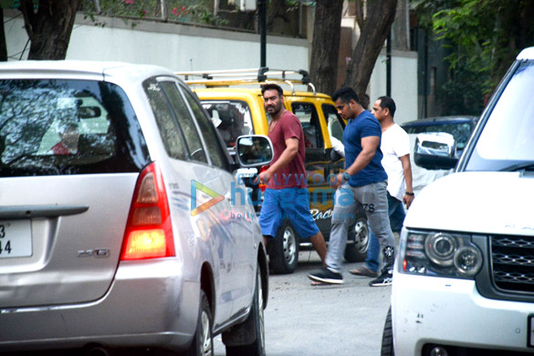 Ajay Devgn spotted in Juhu Ajay Devgn spotted in Juhu