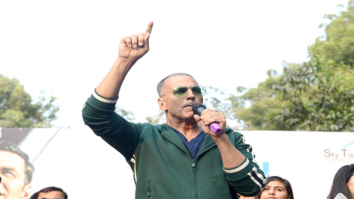 Akshay Kumar snapped promoting his film ‘Pad Man’ at Delhi University