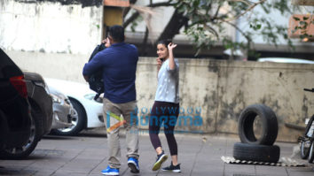 Alia Bhatt and Janhvi Kapoor spotted at the gym in Bandra