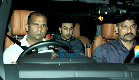 Alia Bhatt and Ranbir Kapoor spotted at Pali Hill while shooting for their film