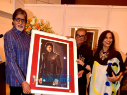 Amitabh Bachchan graces at Dilip De’s art event