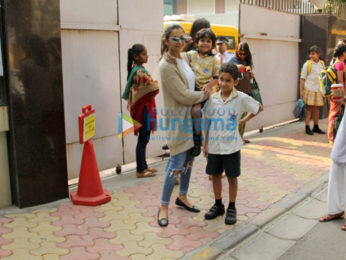 Amrita Arora snapped with kids