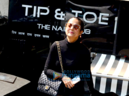 Amrita Arora spotted after salon session