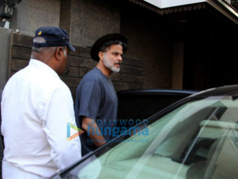 Anil Kapoor and Rhea Kapoor snapped in Juhu