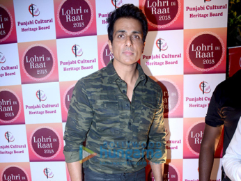 Ayushmann Khurrana, Sonu Sood and Jeetendra at 'Lohri Di Raat 2018'