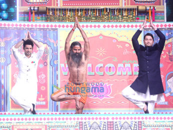 Baba Ramdev snapped on sets of Dance India Dance