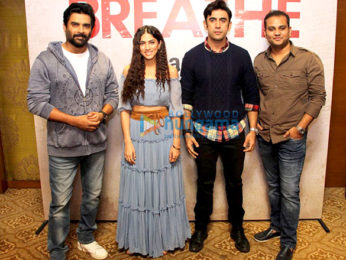 Breathe star cast snapped at Sofitel Hotel in BKC