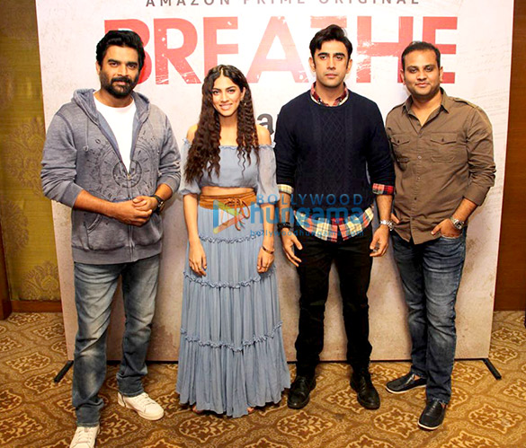 Breathe star cast snapped at Sofitel Hotel in BKC Breathe star cast snapped at Sofitel Hotel in BKC