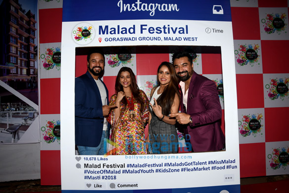 celebs grace the inauguration of the malad festival 2018 2