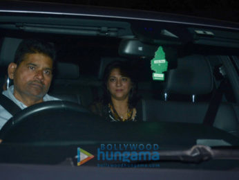 Bollywood stars attend Farah Khan's birthday bash