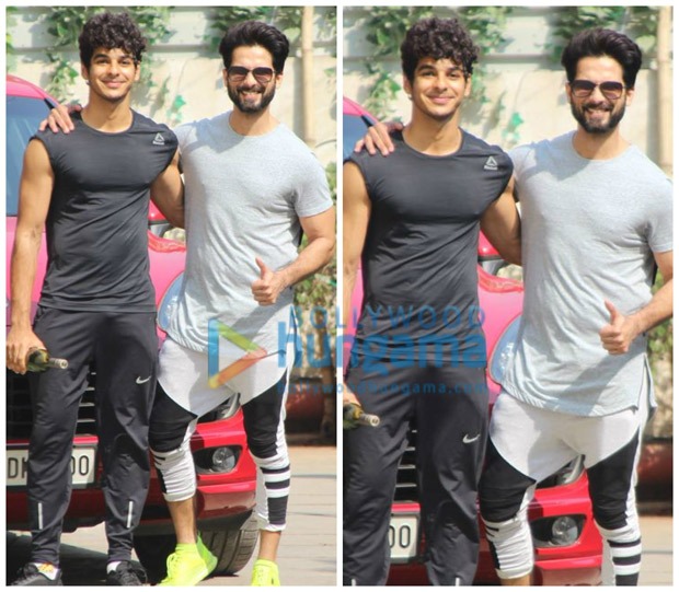 Check out Brothers Shahid Kapoor and Ishaan Khatter are now gym buddies (4)