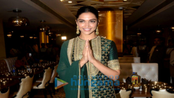 Deepika Padukone snapped at Maharaja Bhog restaurant