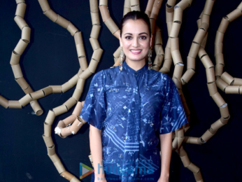 Dia Mirza snapped attending the Education conclave
