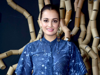 Dia Mirza snapped attending the Education conclave