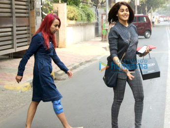 Genelia Dsouza spotted after salon session