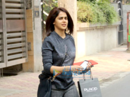 Genelia Dsouza spotted after salon session