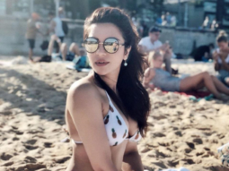 HOTNESS ALERT! Shama Sikander spotted making merry in a white bikini in Syndey