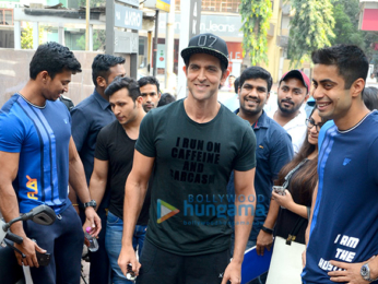 Hrithik Roshan snapped at Arko Gym