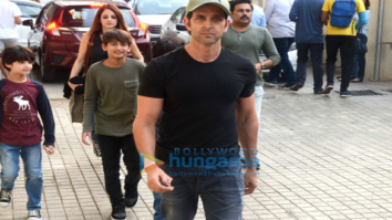 Hrithik Roshan snapped with family at PVR, Juhu