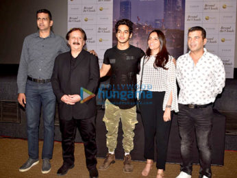 Ishaan Khatter, AR Rahman, Majid Majidi at the Beyond The Clouds trailer launch