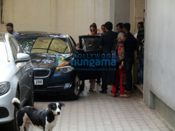 Jacqueline Fernandez snapped outside the Tips Films office in Bandra