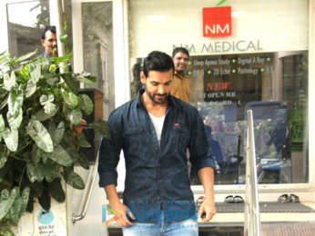 John Abraham spotted at NM Medical in Bandra