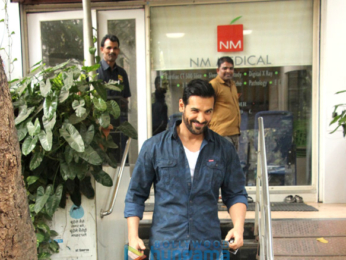 John Abraham spotted at NM Medical in Bandra