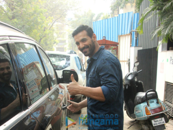 John Abraham spotted at NM Medical in Bandra