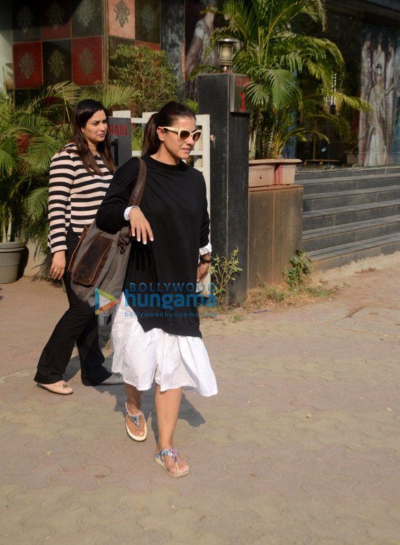 Kajol spotted in Bandra