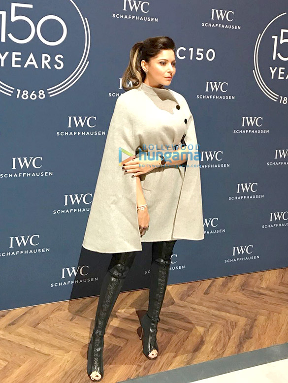 kanika kapoor joins bradley cooper dev patel in geneva to celebrate iwcs 150 anniversary 100