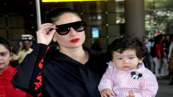 Kareena Kapoor Khan and her son Taimur Ali Khan snapped returning from London