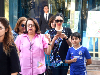 Karisma Kapoor with family spotted at Yauatcha, BKC