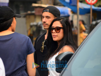 Krishna Shroff spotted with her boyfriend in Bandra