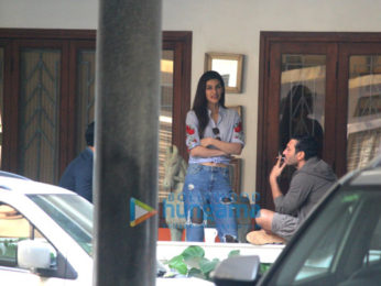 Kriti Sanon spotted at Maddock Flims' office in Khar