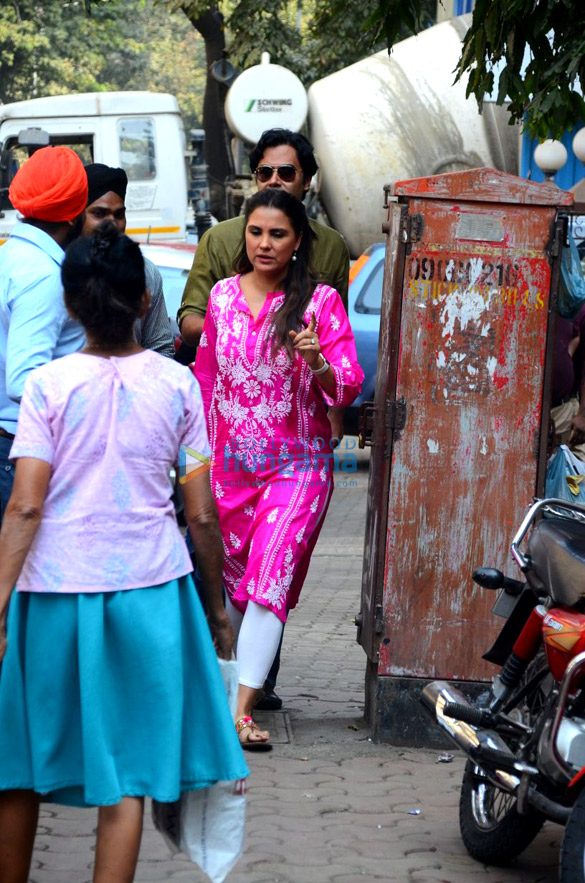 Lara Dutta snapped at Indigo in Bandra Lara Dutta snapped at Indigo in Bandra
