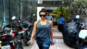 Malaika Arora snapped at the gym