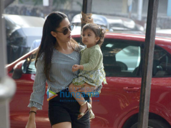 Mira Rajput and daughter at khar